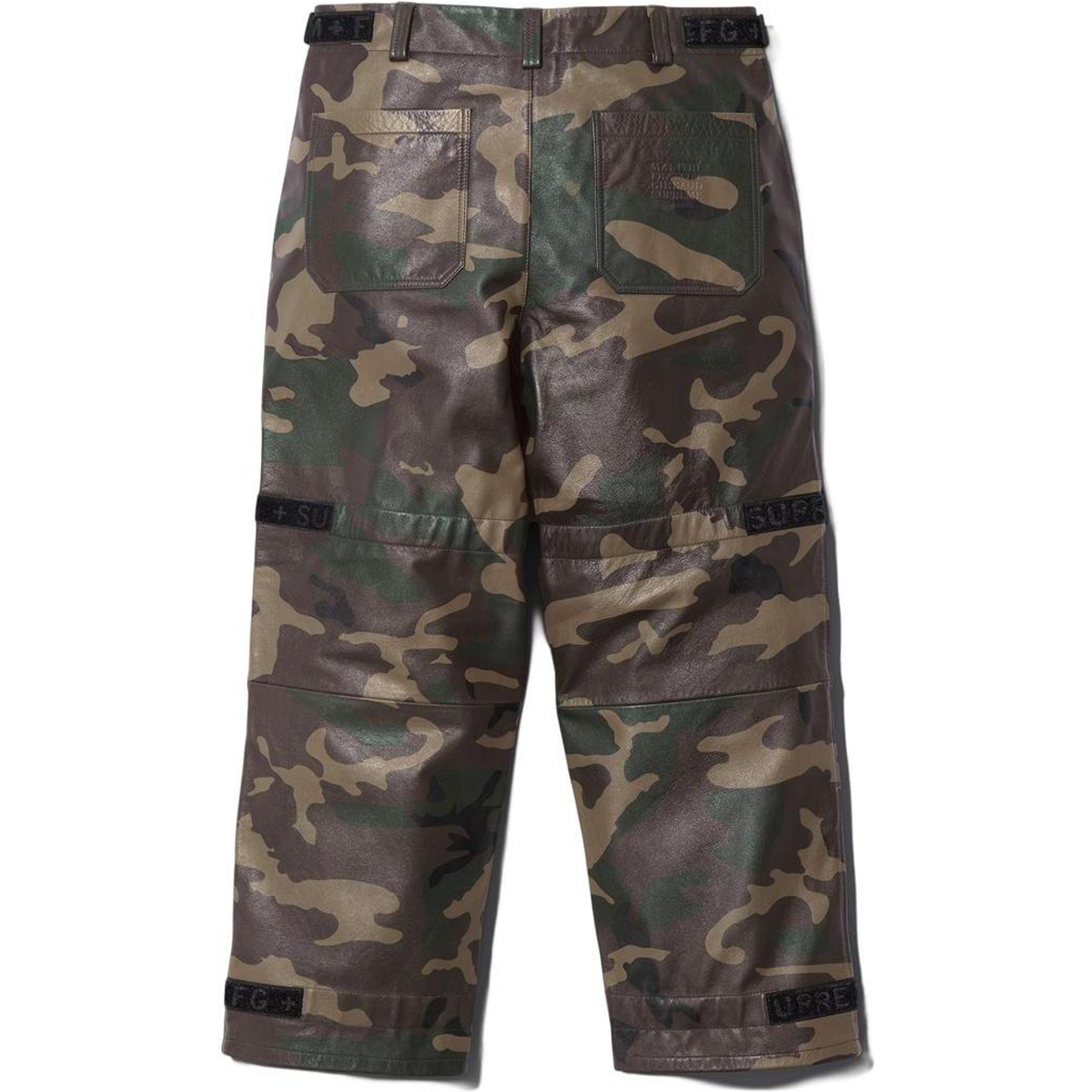 Supreme Supreme Marithé + François Girbaud Shuttle Tape Leather Cargo Pant (SS25) - $548