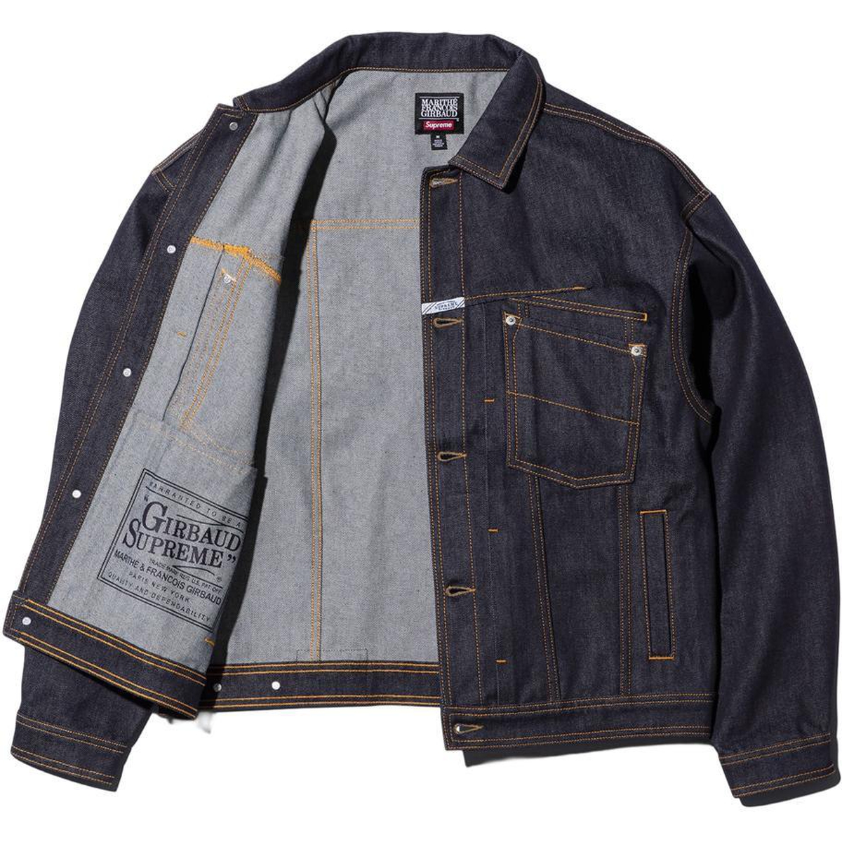Supreme Supreme Marithé + François Girbaud X-Seam Denim Trucker Jacket (SS25) - $278