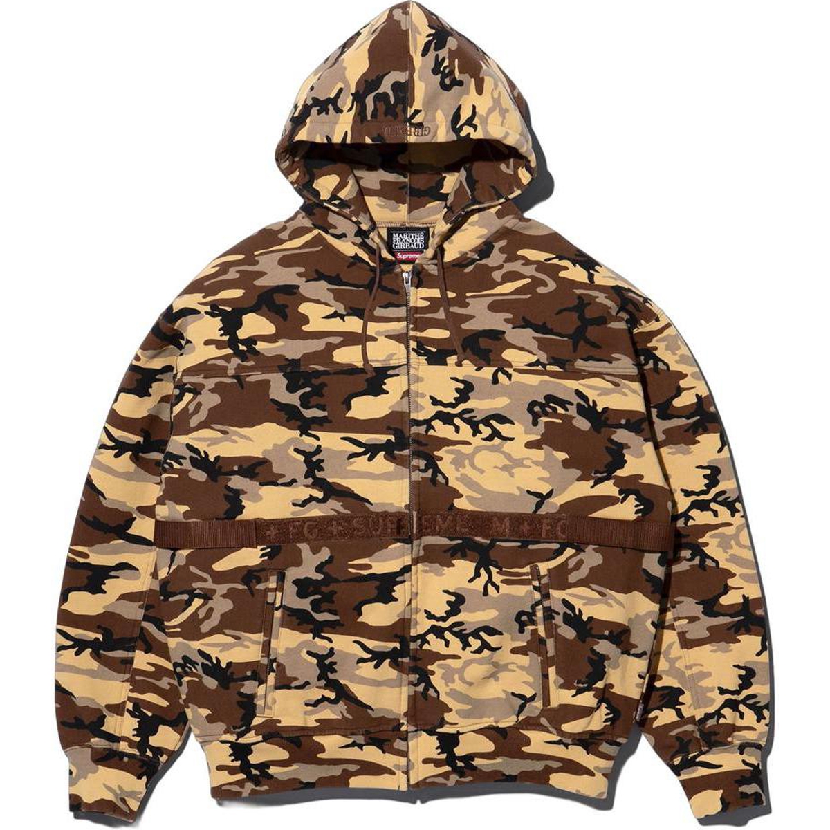 Supreme Supreme Marithé + François Girbaud Zip Up Hooded Sweatshirt (SS25) - $228