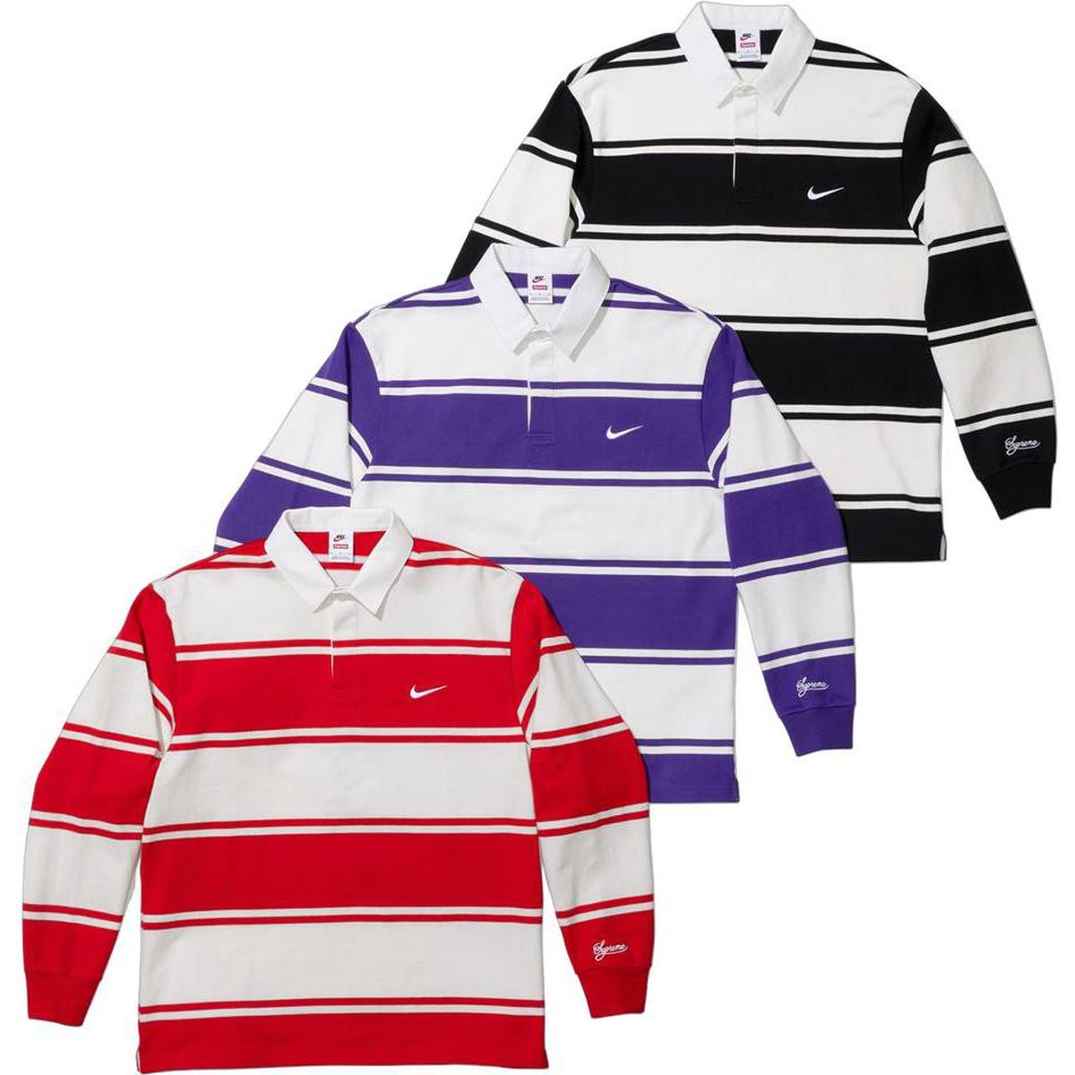 Supreme Supreme Nike Stripe Rugby releasing on Week 4 for spring summer 2025