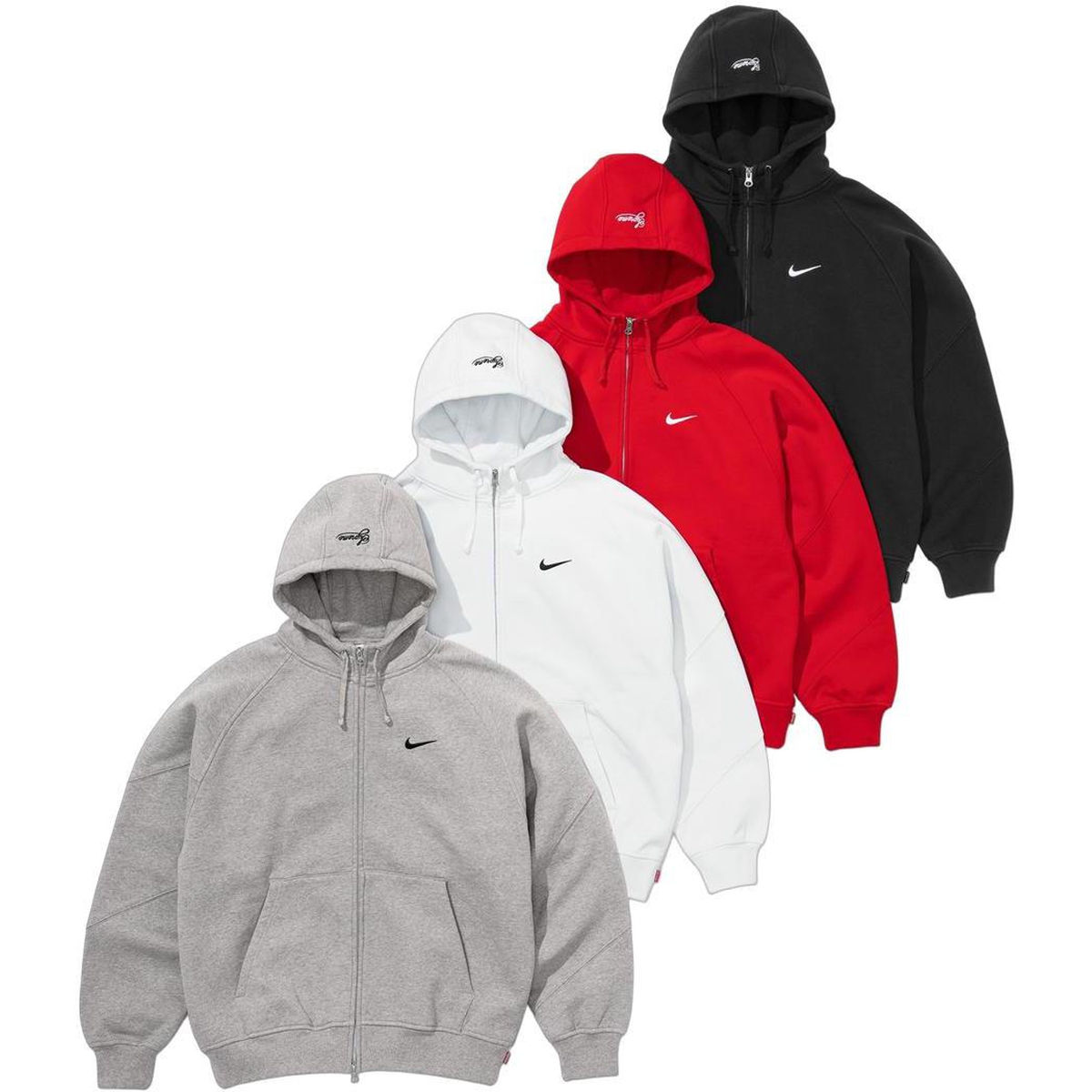 Supreme Supreme Nike Zip Up Hooded Sweatshirt (SS25) - $158
