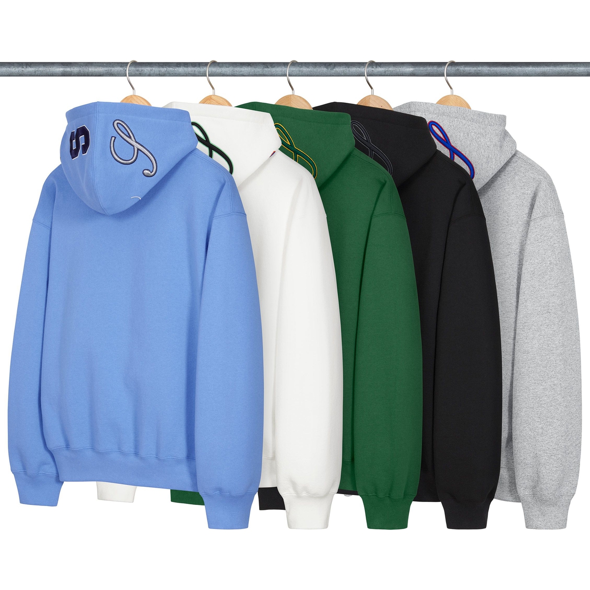 Supreme Multi S Logo Hooded Sweatshirt (SS25) - $168