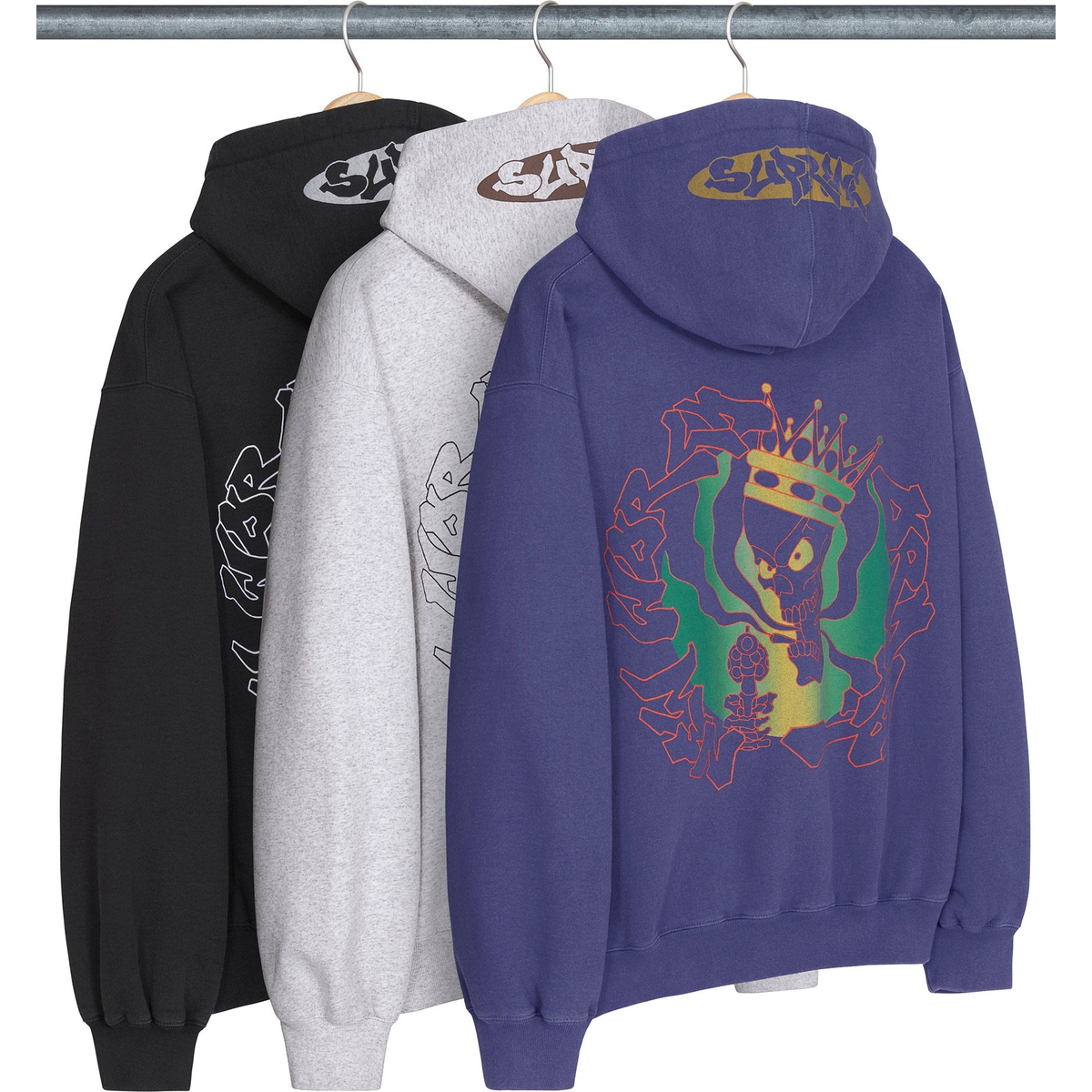 Supreme New World Order Hooded Sweatshirt releasing on Week 4 for spring summer 2025