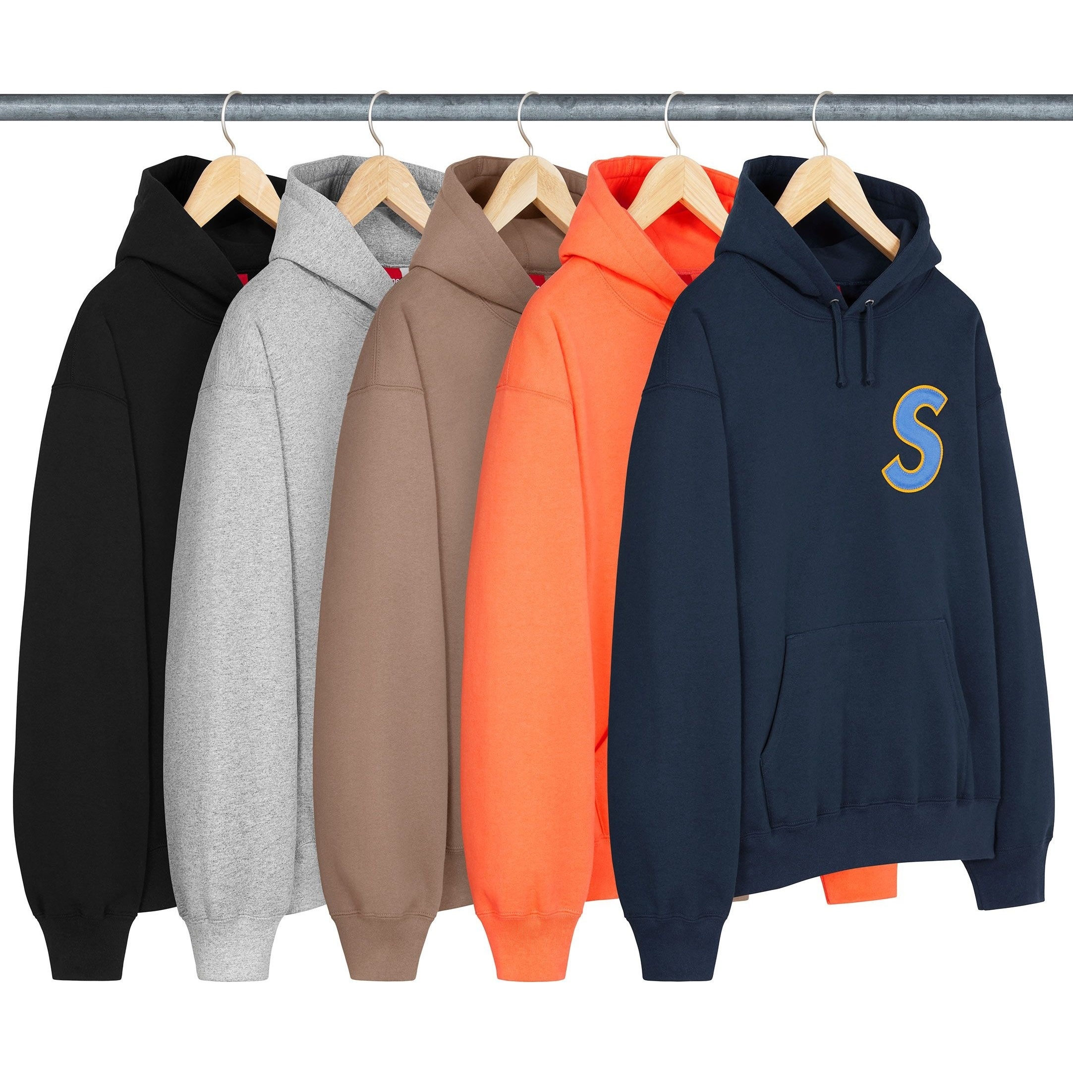 Supreme S Logo Hooded Sweatshirt releasing on Week 5 for spring summer 2025
