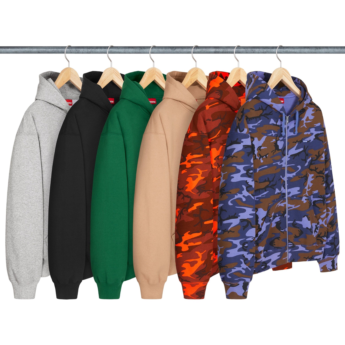 Supreme Small Box Zip Up Hooded Sweatshirt (SS25) - $168