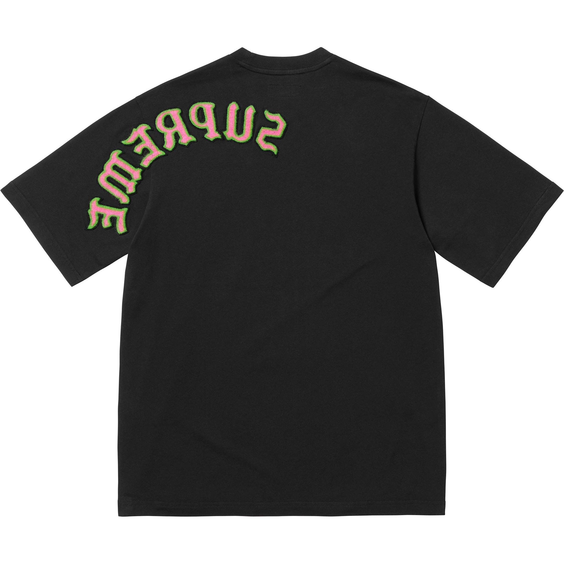 Supreme Brushed Arc S S Top (SS25) - Black - $98
