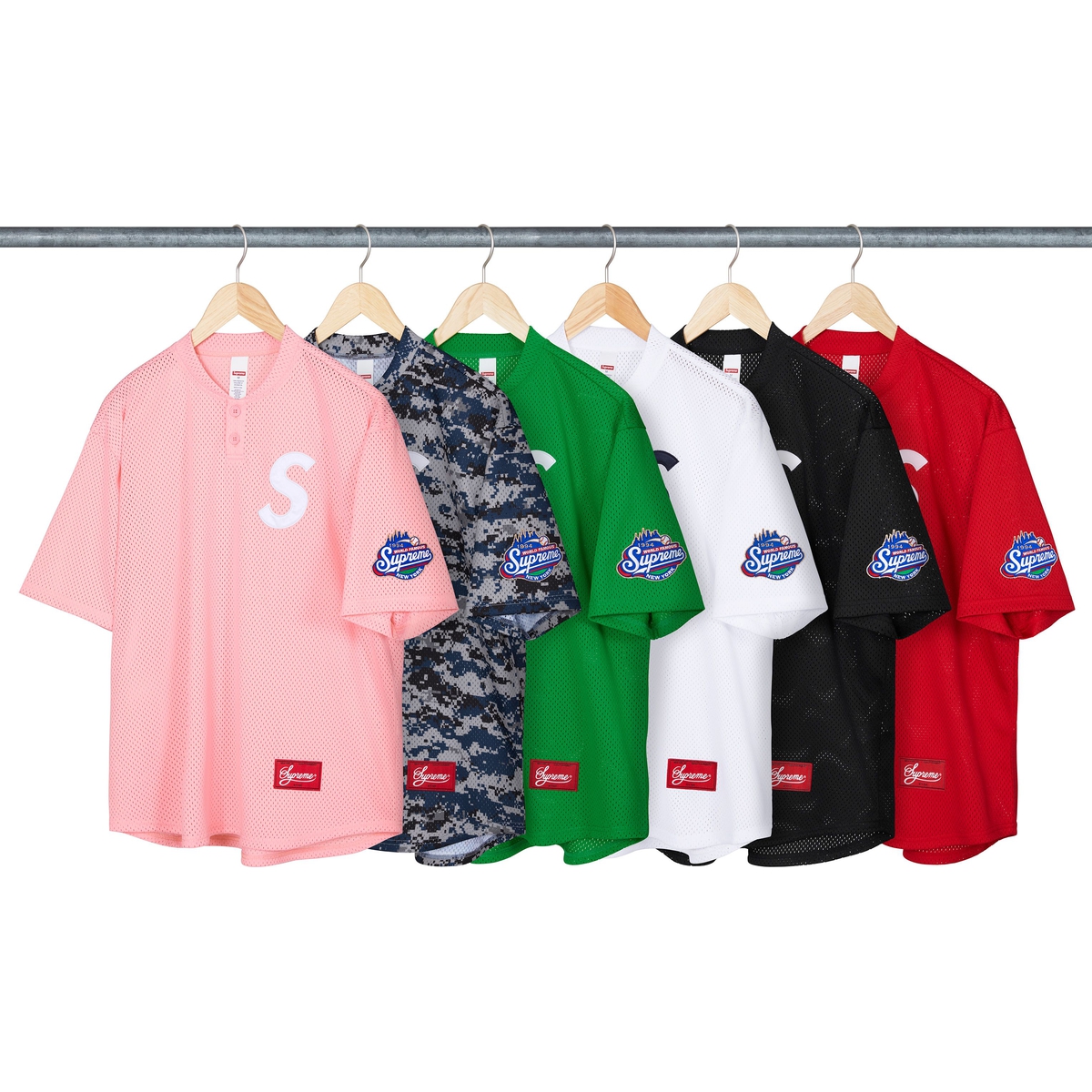 Supreme S Logo Baseball Henley releasing on Week 15 for spring summer 2025