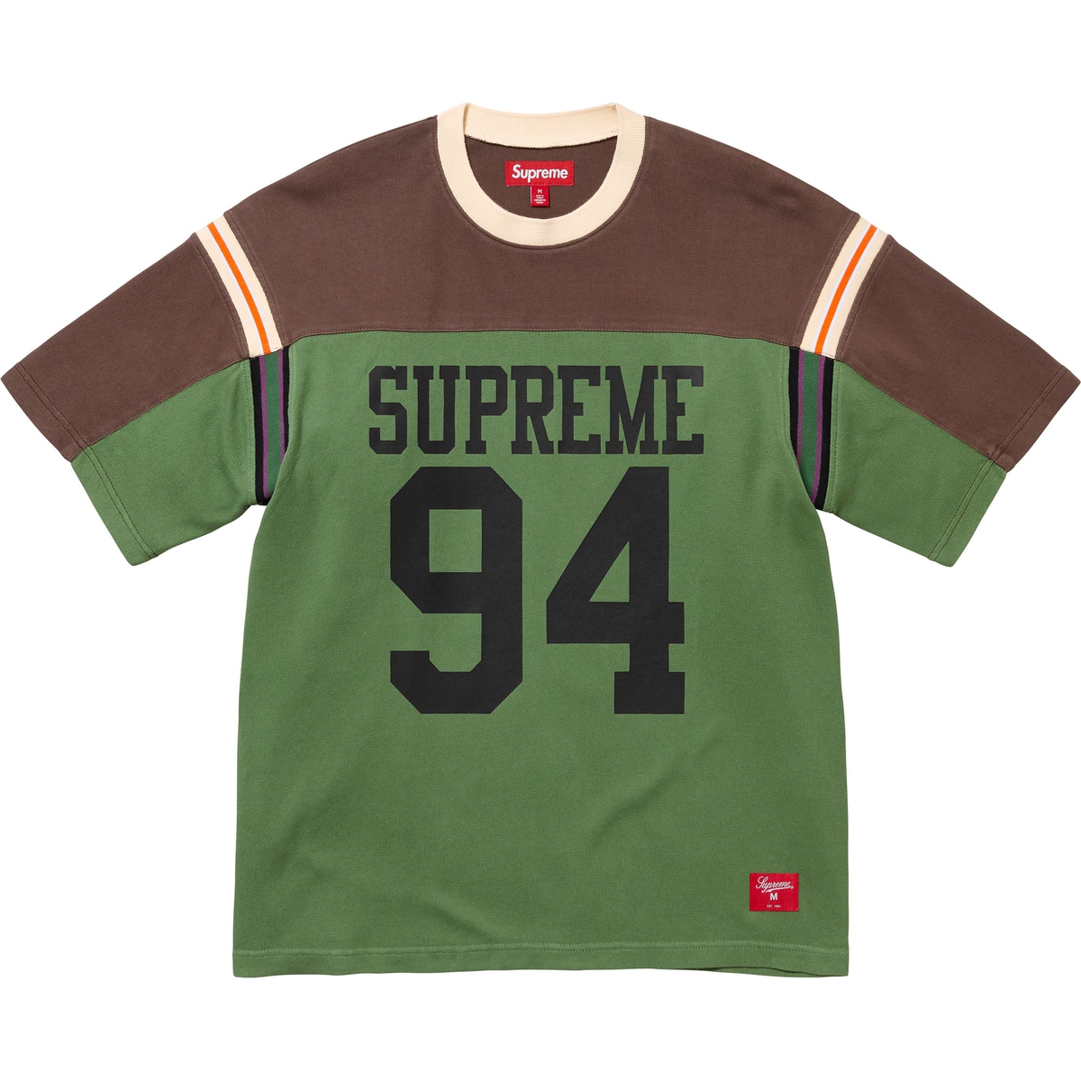Supreme Split S S Football Top (SS25) - Green - $98