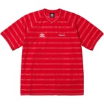 Supreme Supreme Umbro Stripe Soccer Jersey (SS25) - Red